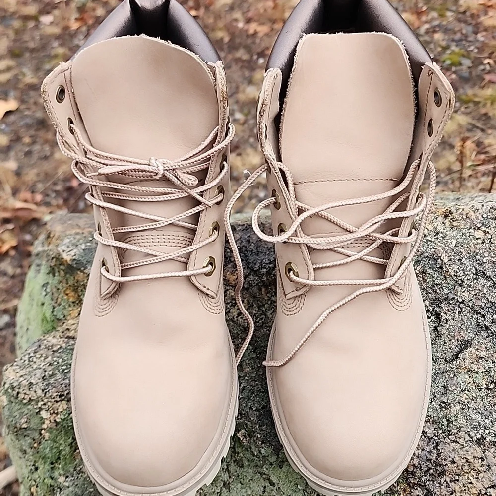 Timberland Insulated Light Tan Leather Boots